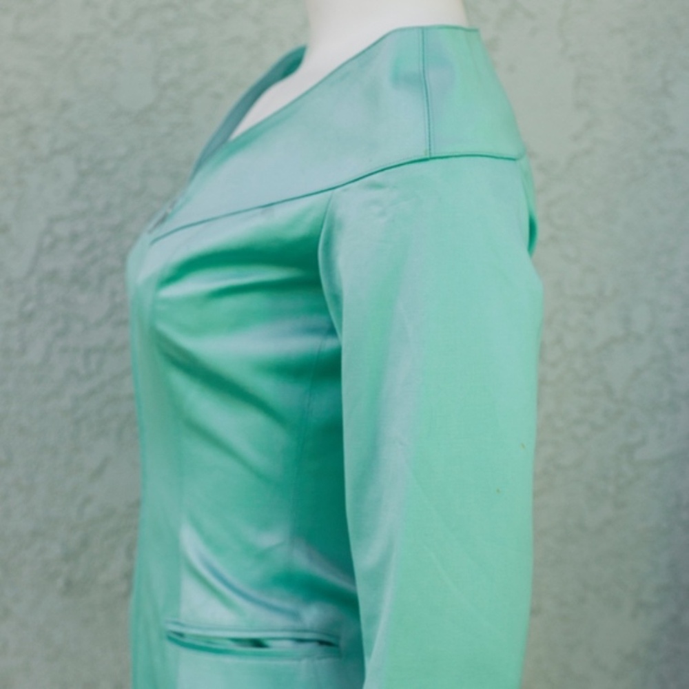 Light turquoise | Mint vintage Calude Montana Jacket - Picture 2 of 8